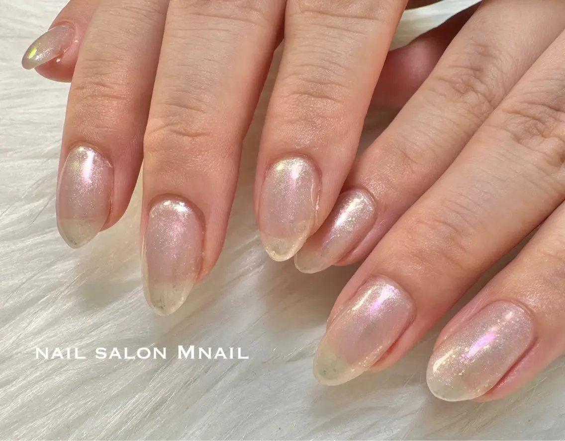 ネイル 氷ネイル・うるうるネイル Mnail ちひろのネイルデザイン