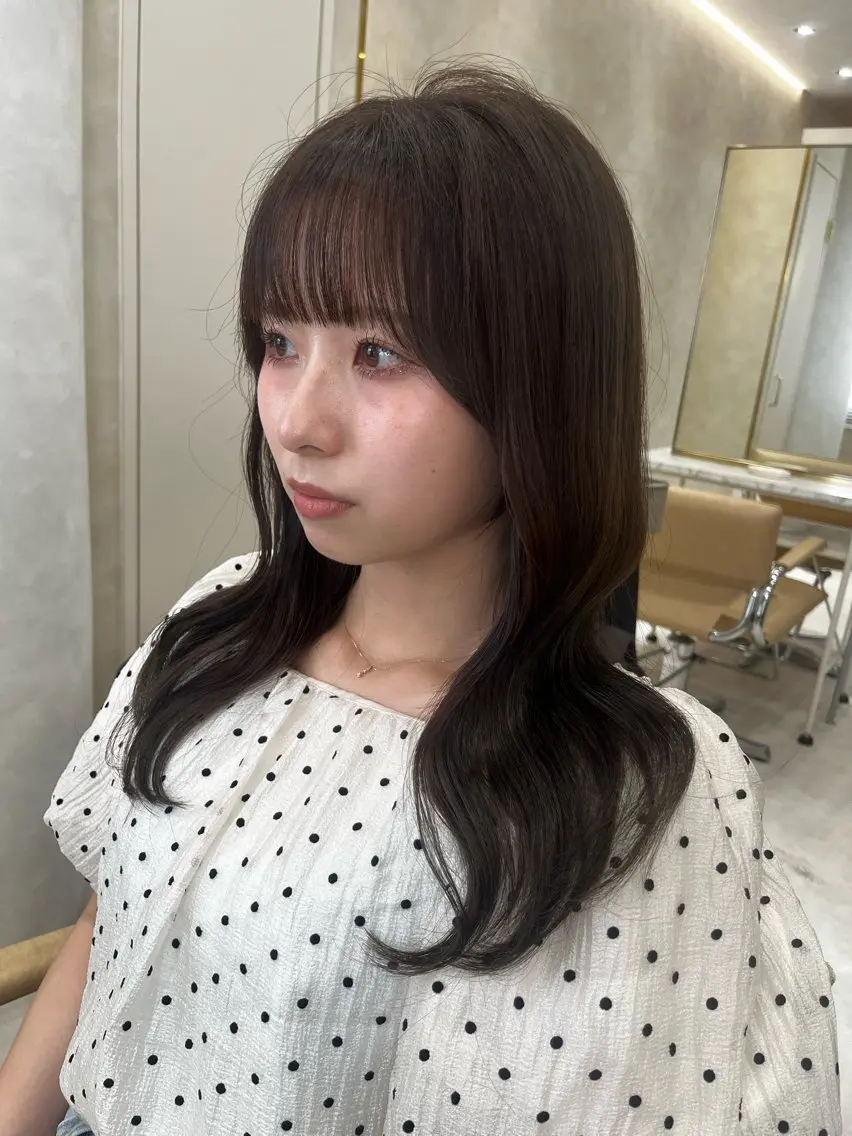セミロング 似合わせカット カット ヘアカラー nao🎀レイヤー/ 透明感/艶髪のヘアスタイル