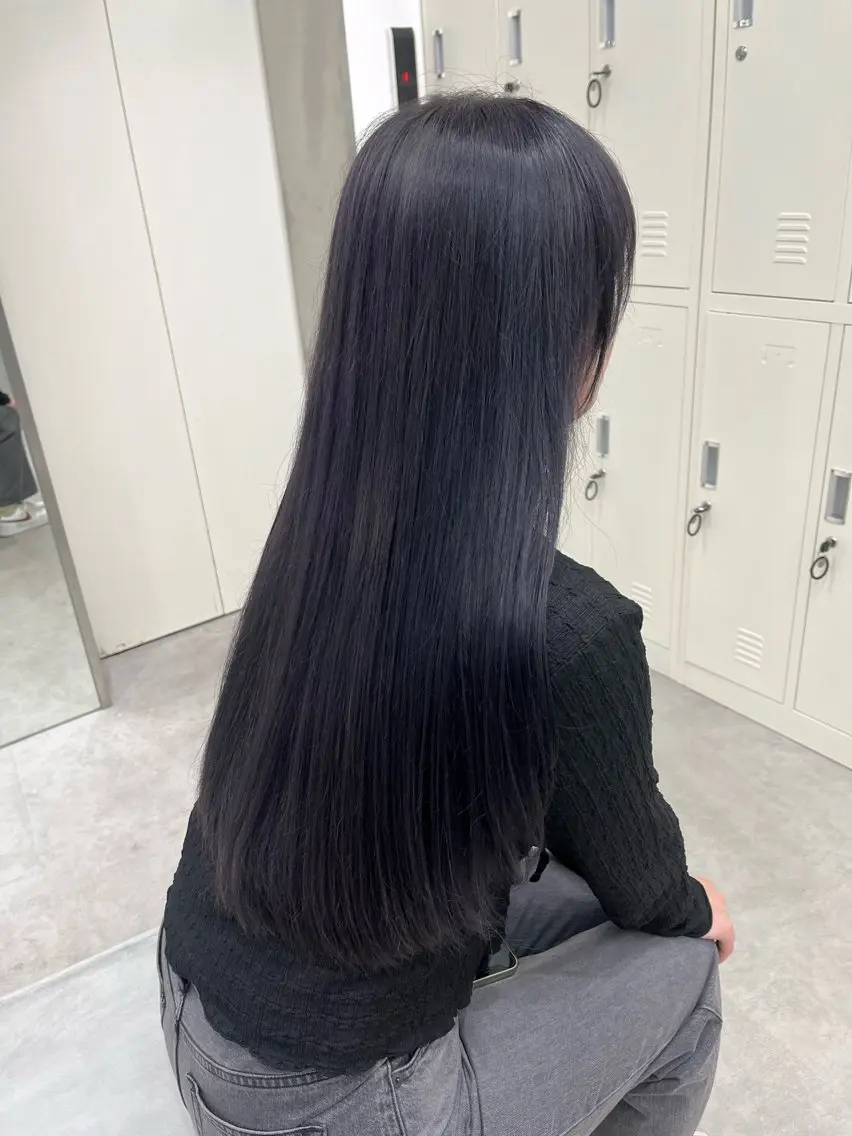 ロング カラー ラベンダーカラー ヘアカラー トリートメント カット¥1100 ✂️MIUのヘアスタイル