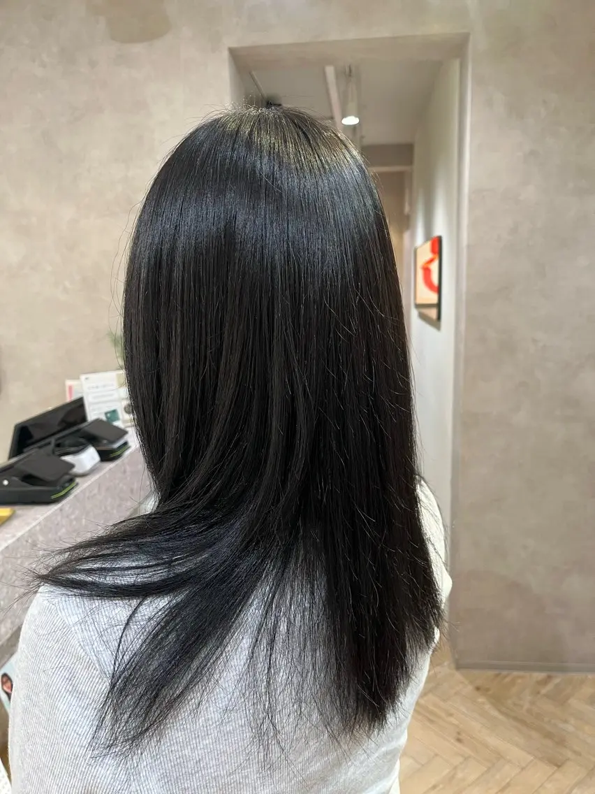 カラー 透明感カラー ヘアカラー トリートメント 竹内 日向のヘアスタイル