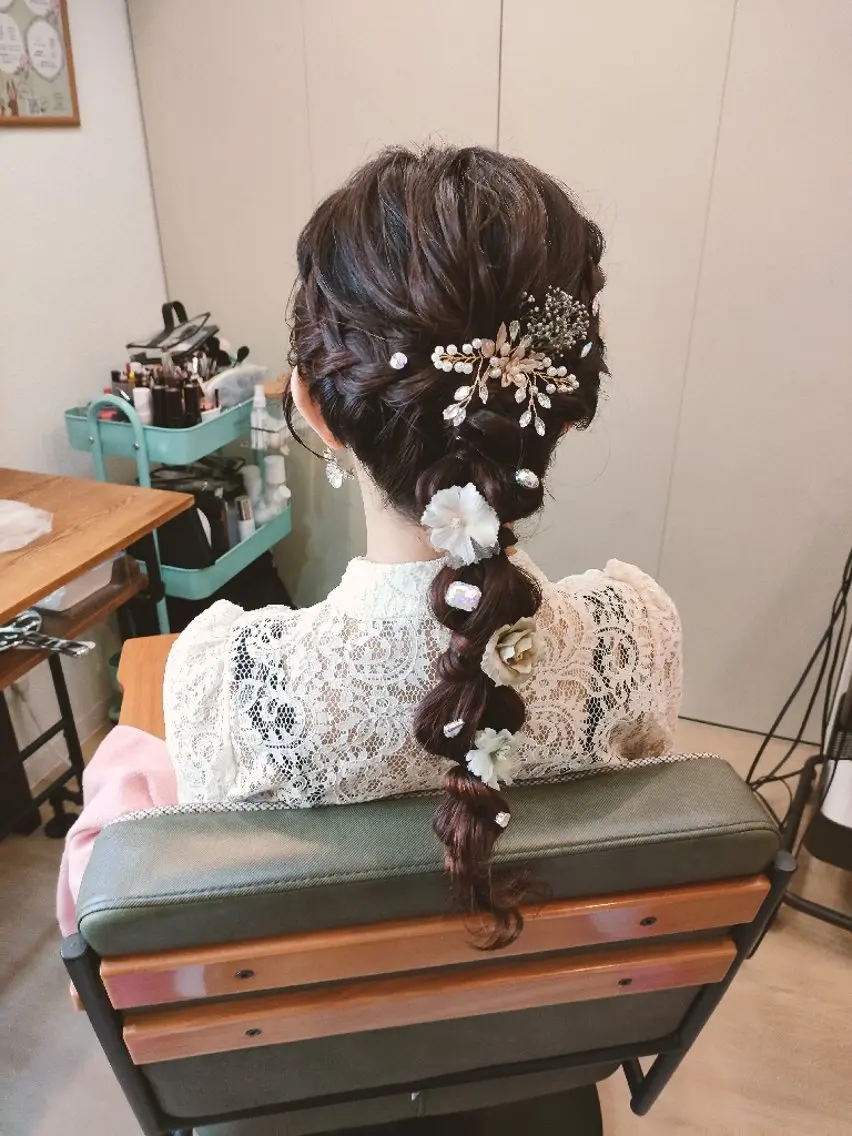 ヘアアレンジ ヘアセット HempBeauty 浅野アサミのヘアスタイル