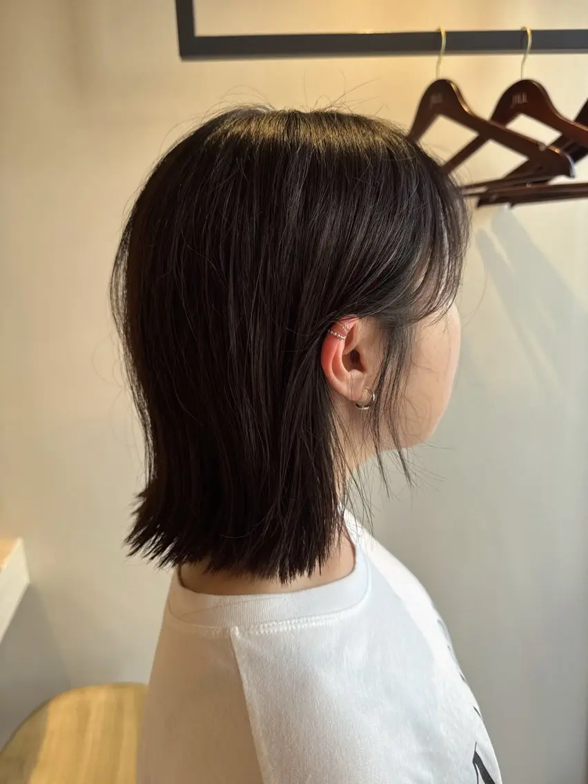 ミディアム カット 木多 成明のヘアスタイル