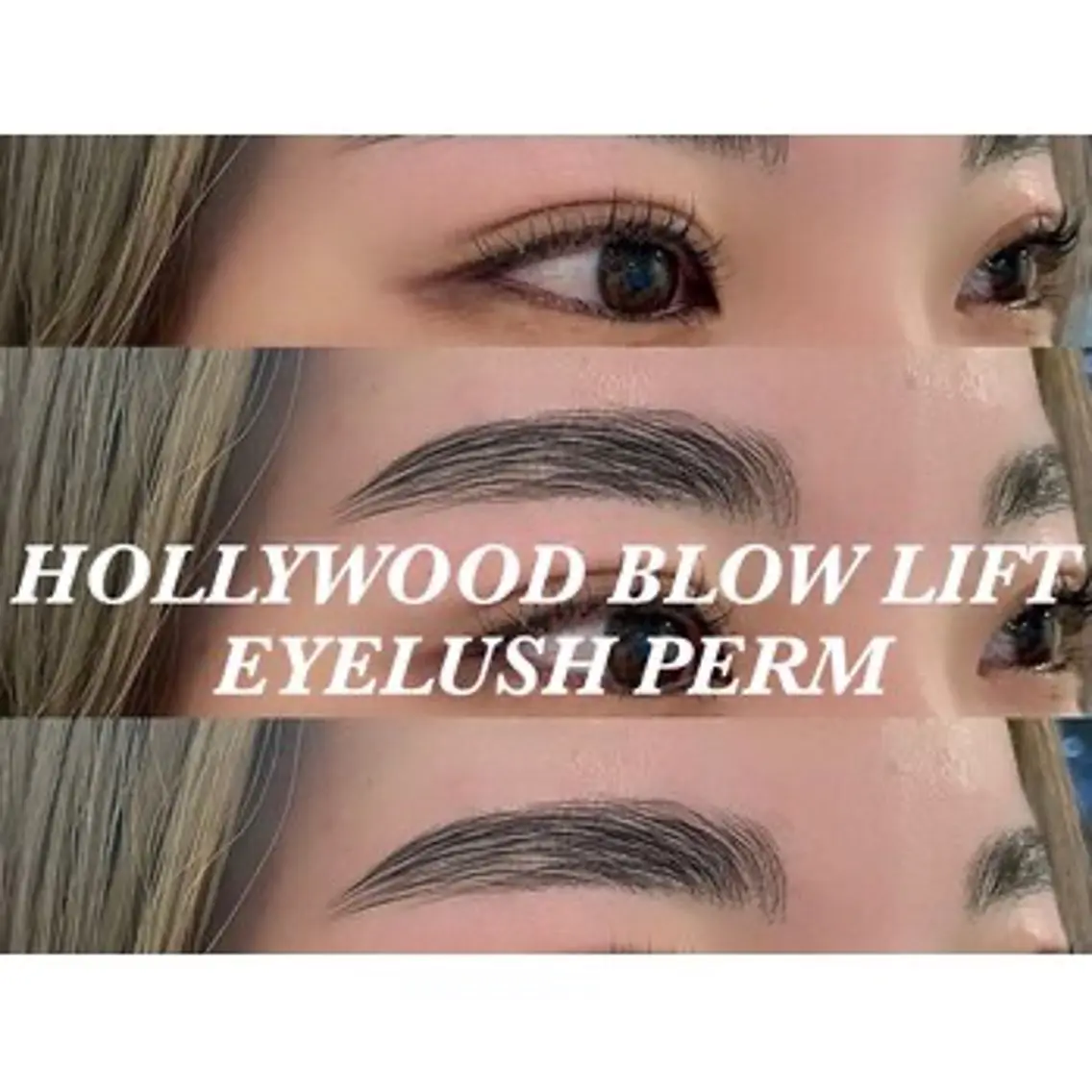 アイブロウ ハリウッドブロウリフト eyelist mikiのマツエク・マツパデザイン