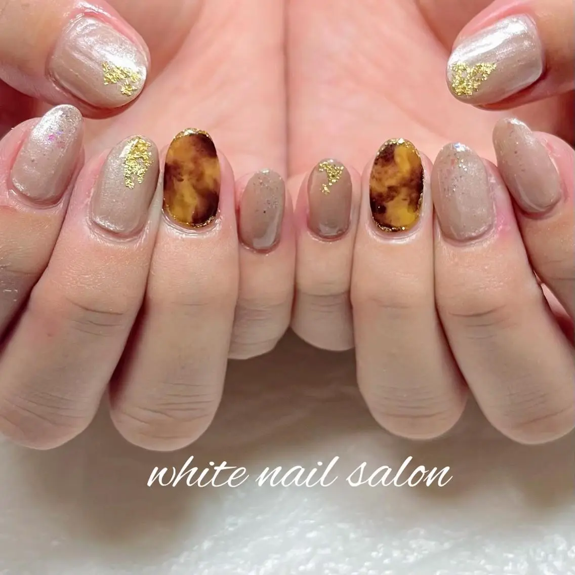 ネイル フットネイル ジェルネイル ハードジェル ラメ(グリッター) 持ち込み ハンドネイル white nail salonのネイルデザイン