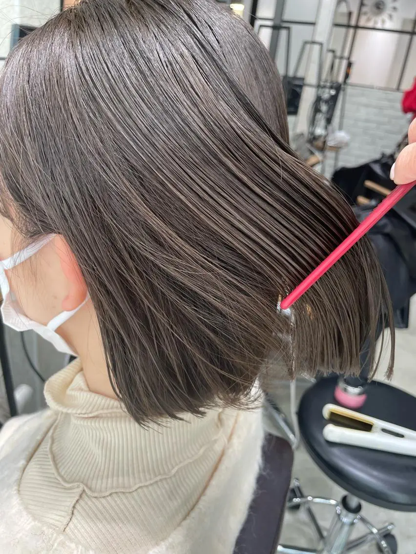 【赤み消し・暗染め】アディクシーフルカラー+カット¥8500の写真