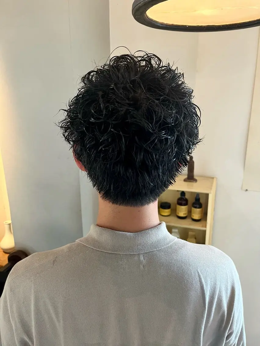 ショート パーマ メンズ メンズパーマ room3小出 奈央子のヘアスタイル