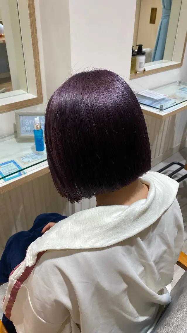 💜ブリーチリタッチ/全体カラー/1stepトリートメント💜の写真
