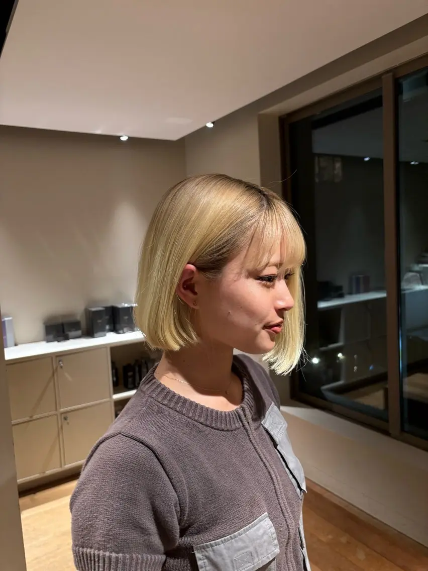 ショート ボブ 北尾 斗唯のヘアスタイル