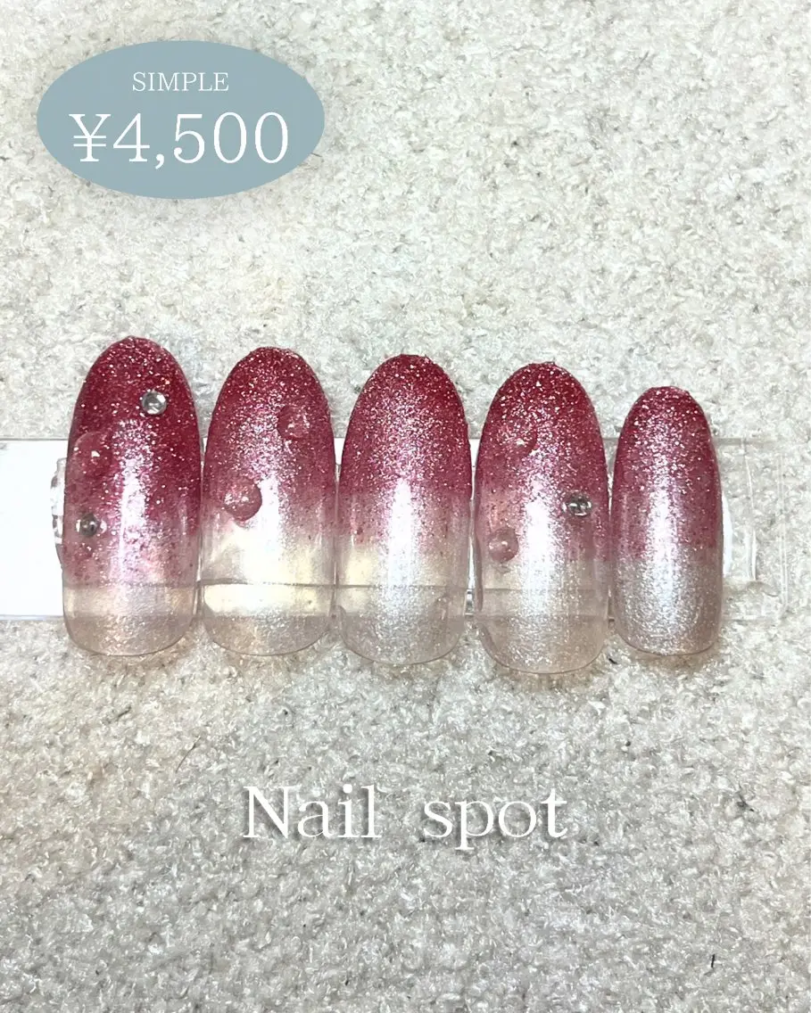 ネイル マグネットネイル ストーンネイル ハンドネイル Nail spotのネイルデザイン