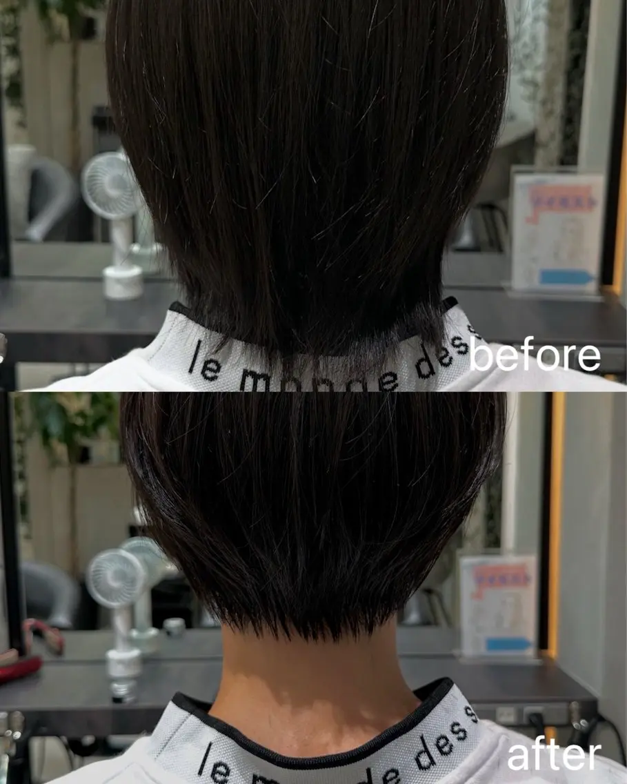 ショート ショートヘア カット ヘアカラー トリートメント ヘッドスパ 縮毛矯正/レイヤー taiga🐯のヘアスタイル