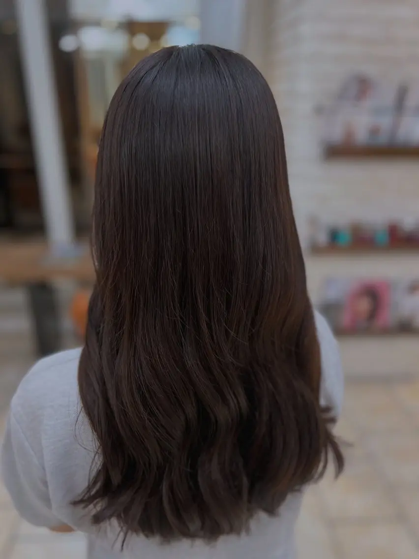 ロング ヘアカラー トリートメント 髙橋 あまねのヘアスタイル