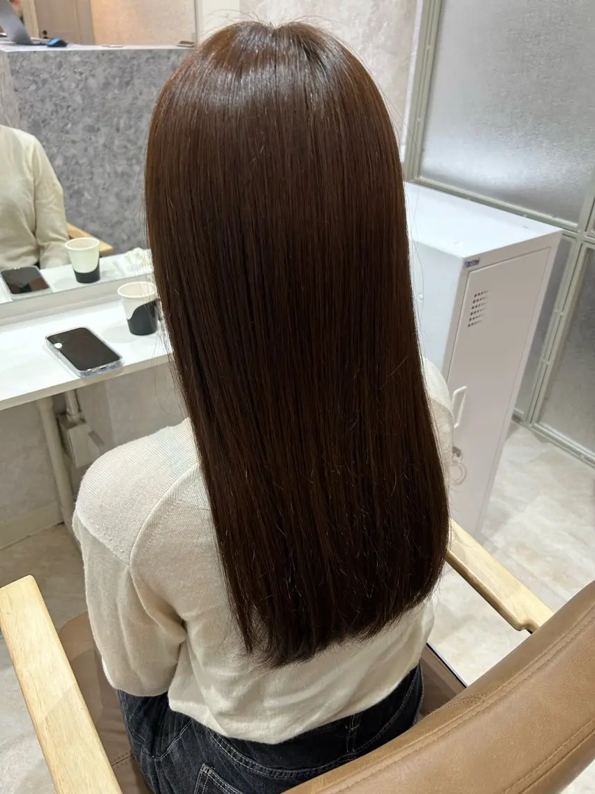 セミロング カラー ヘアカラー トリートメント ヘアセット 💙まこと💙艶 カラー(Rico)のヘアスタイル