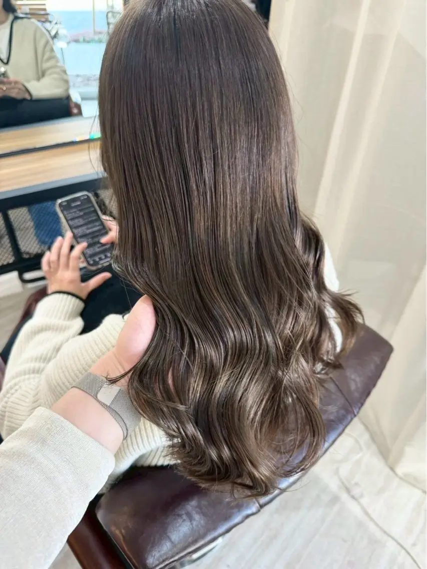 カラー ✨髪質改善カラー特化 ✨河本玲奈✨のヘアスタイル
