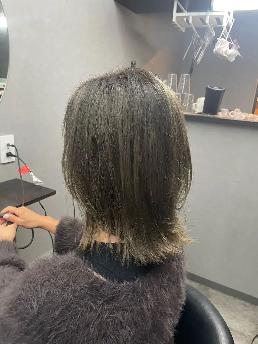 カラー ⭐️縮毛矯正⭐️ ✨ミラクルクッポ✨のヘアスタイル
