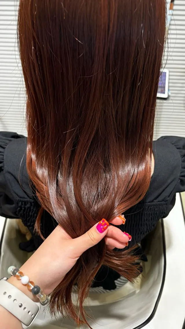 カラー 淡色┊︎ナチュラル 🧁奈那美🧁*.゜のヘアスタイル