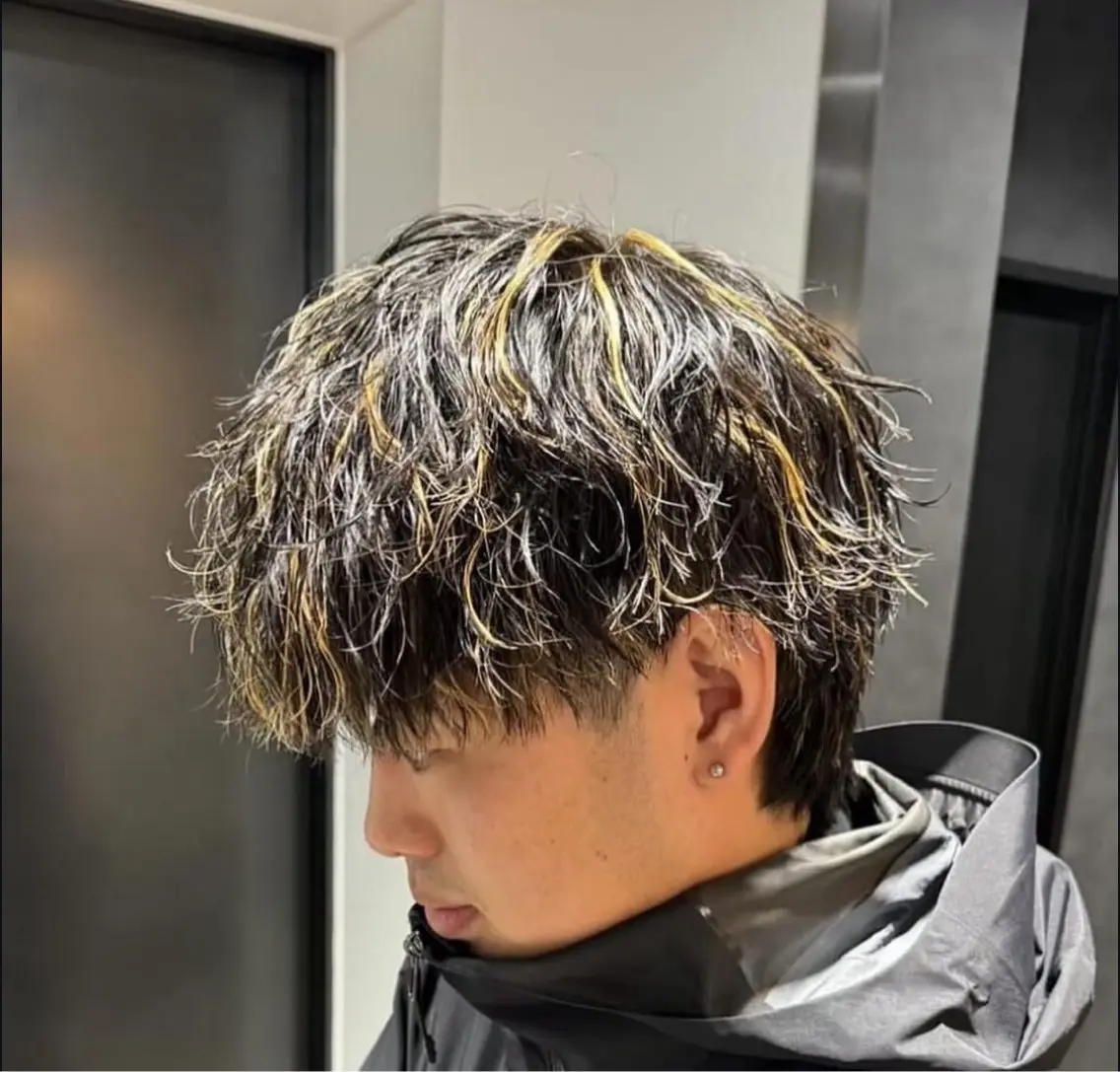 ショート パーマ メンズ 🖤Ayumi🖤 メンズ特化❤️‍🔥のヘアスタイル