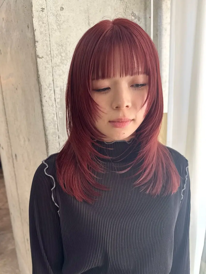 セミロング カラー バレイヤージュ ブリーチ ケアブリーチ 透明感カラー ダブルカラー カット トリートメント lani ブリーチ /ダブルカラーのヘアスタイル