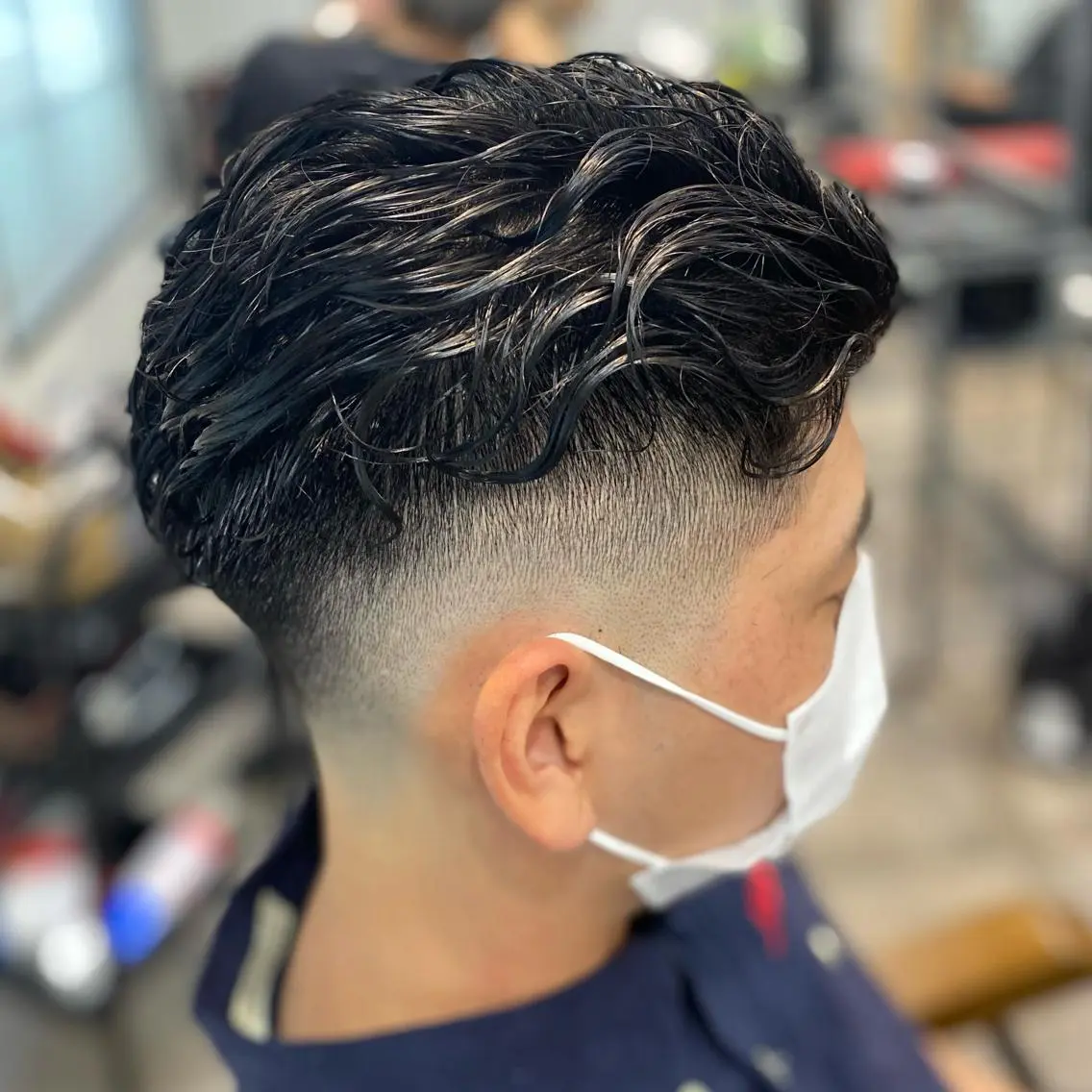 ショート パーマ メンズ ⭐️エクステ指名 No.1⭐️高頭のヘアスタイル