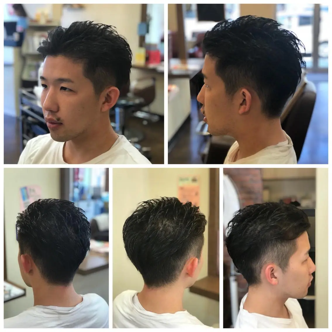 ショート 岡部 迅のヘアスタイル