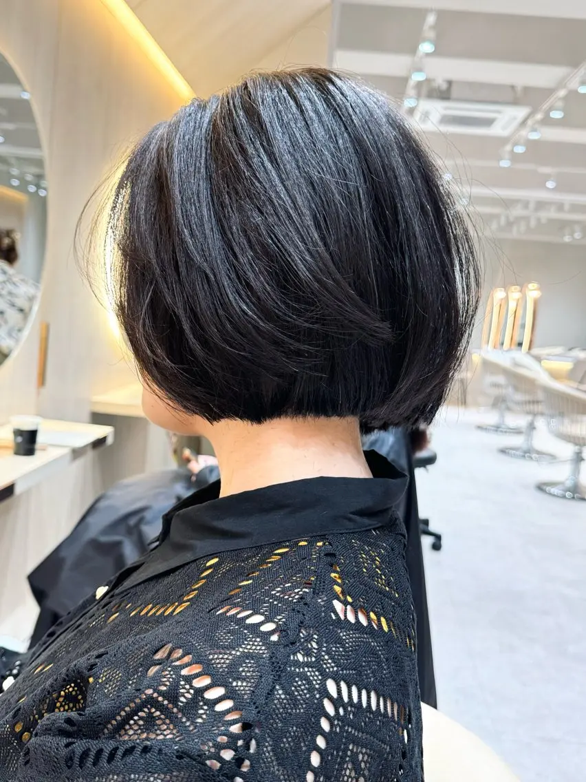 ショート 🩵縮毛矯正・ボブ 岩原朋也🩵のヘアスタイル