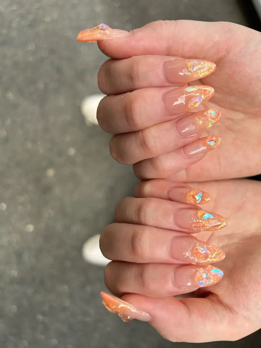ロング ネイル ハンドネイル フットネイル ✴︎ Delightのネイルデザイン