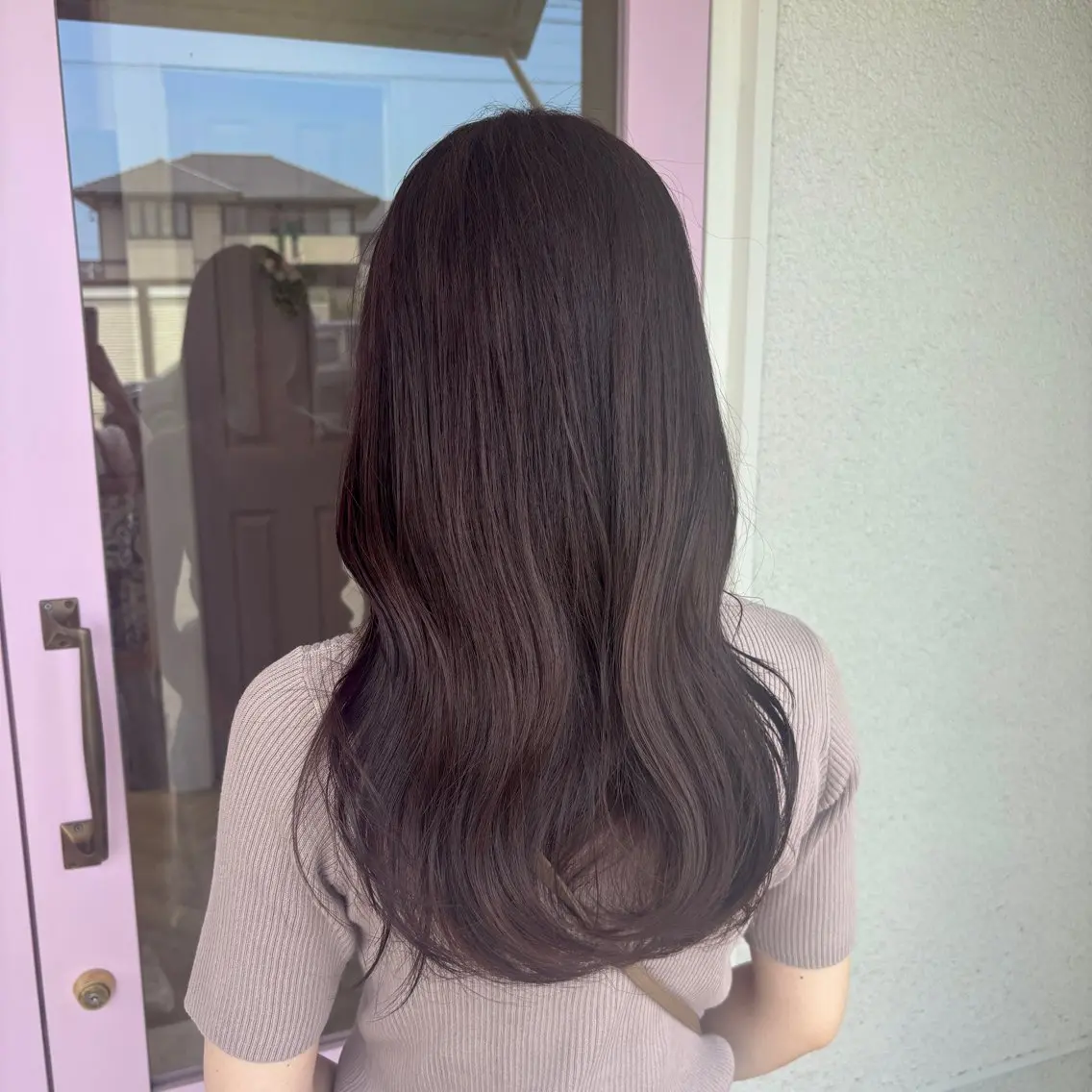 ロング カラー ヘアカラー 上村 七海のヘアスタイル