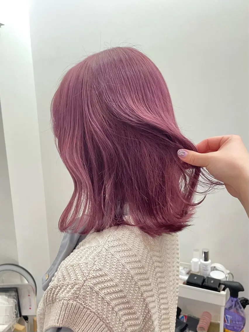 ミディアム カラー カット ヘアカラー トリートメント 🎀 原宿/ブリーチ 🎀　♡Reina♡のヘアスタイル