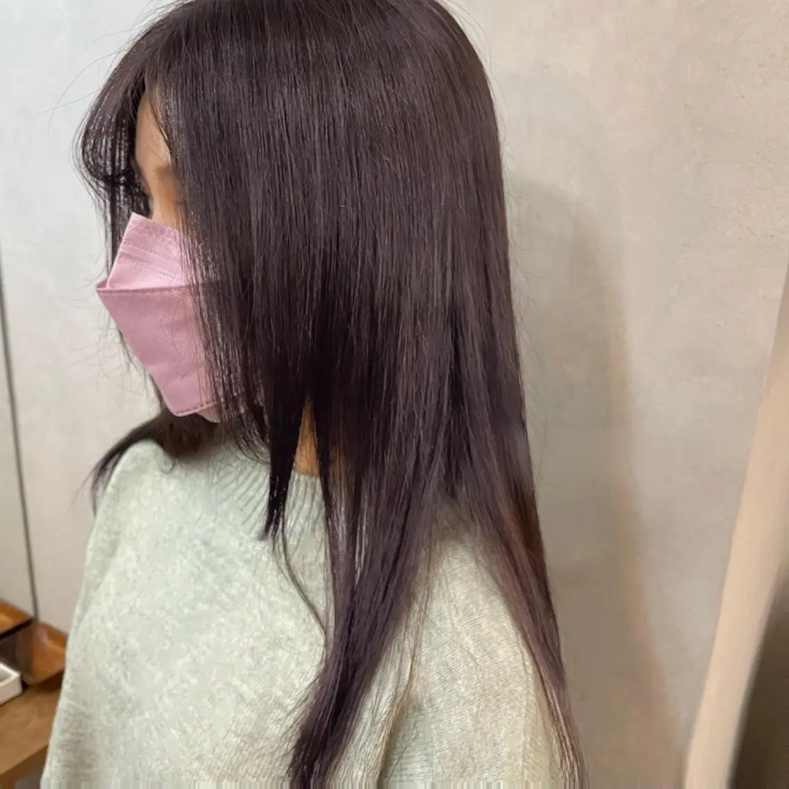 ロング カラー アッシュ ラベンダーカラー ラベンダーアッシュ オレンジ パープルカラー 🍮中山詩乃🍮顔 まわりデザイン◎のヘアスタイル