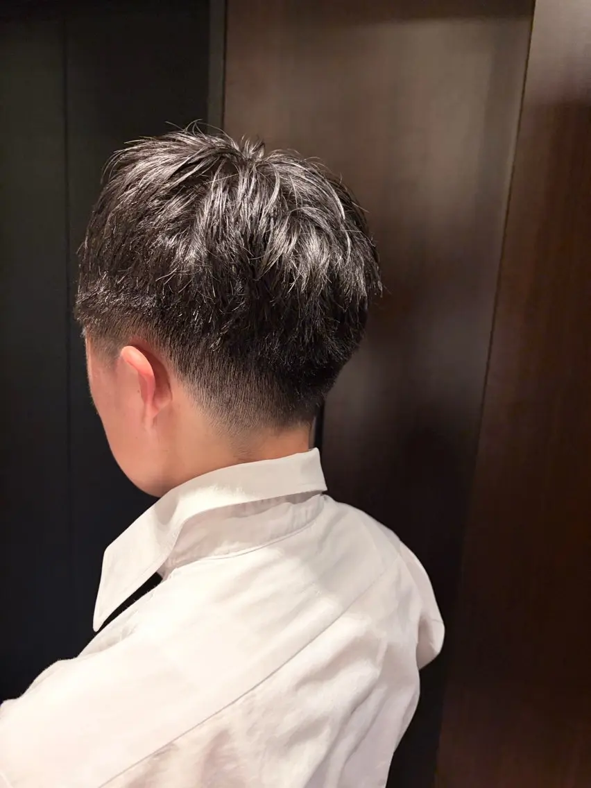 ショート 勝田 隼斗のヘアスタイル