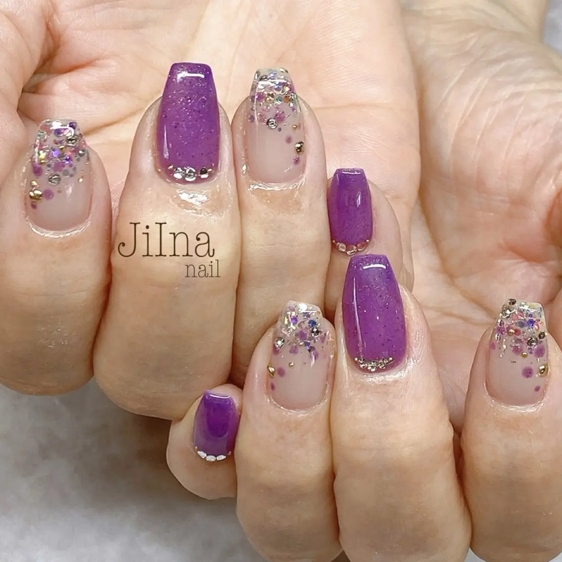 ネイル 持ち込み JiIna nailのネイルデザイン