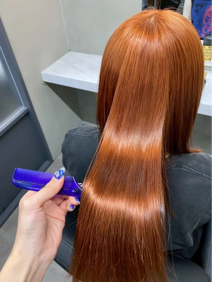 ロング カット ヘアカラー トリートメント 眞鍋 遥香のヘアスタイル