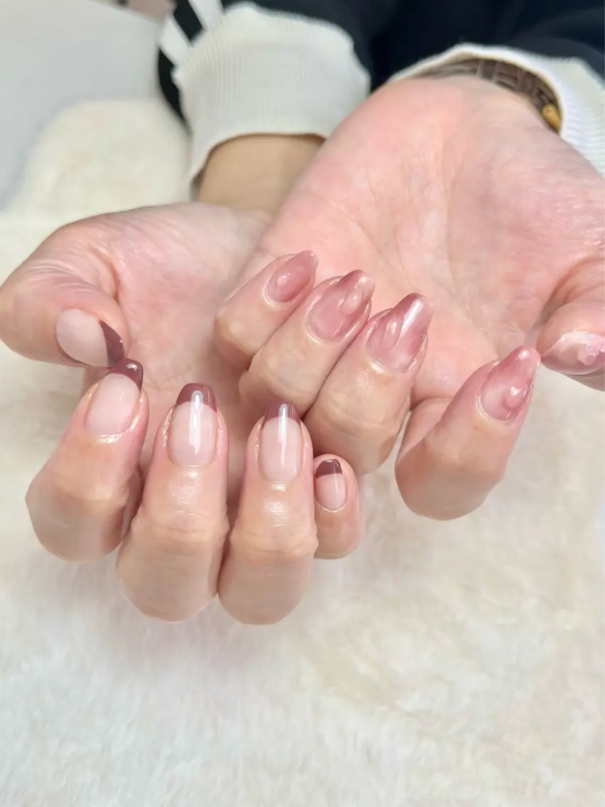 ネイル フレンチネイル Poche　Nail &Beautyのネイルデザイン