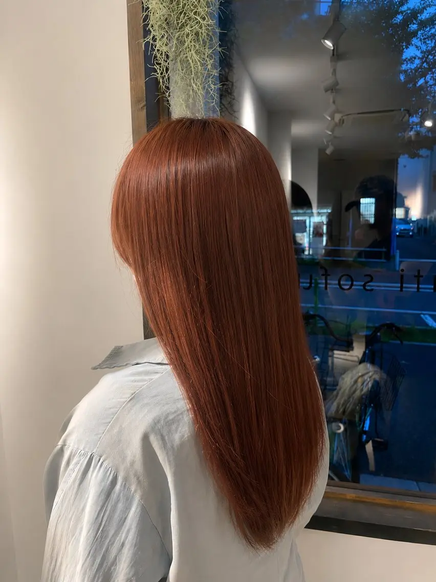 セミロング ヘアカラー トリートメント 🫧透明感艶カラー 🥣Ousuke💫のヘアスタイル
