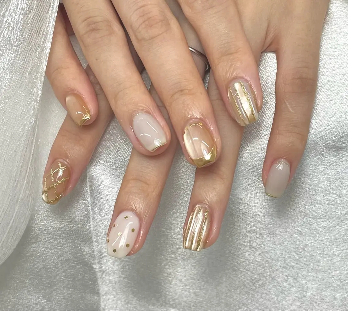 ネイル 持ち込み 夏 目のネイルデザイン