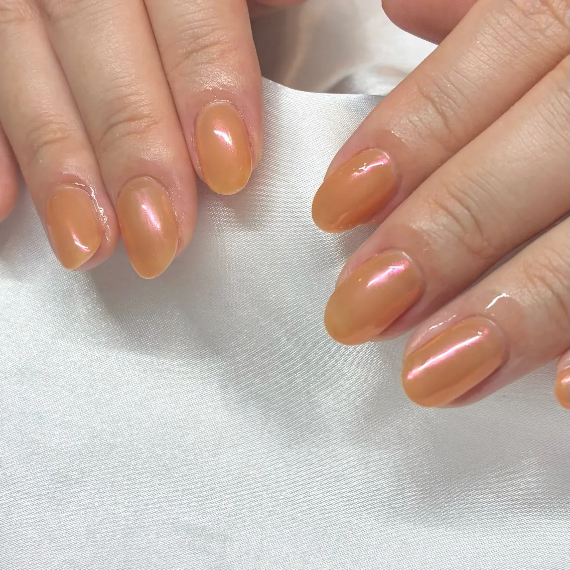 ネイル オーロラネイル ハンドネイル Nail ヌシん家 AKANEのネイルデザイン