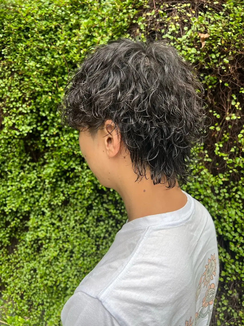 パーマ メンズ メンズパーマ特化/ シャドウ/波巻/陸翔のヘアスタイル