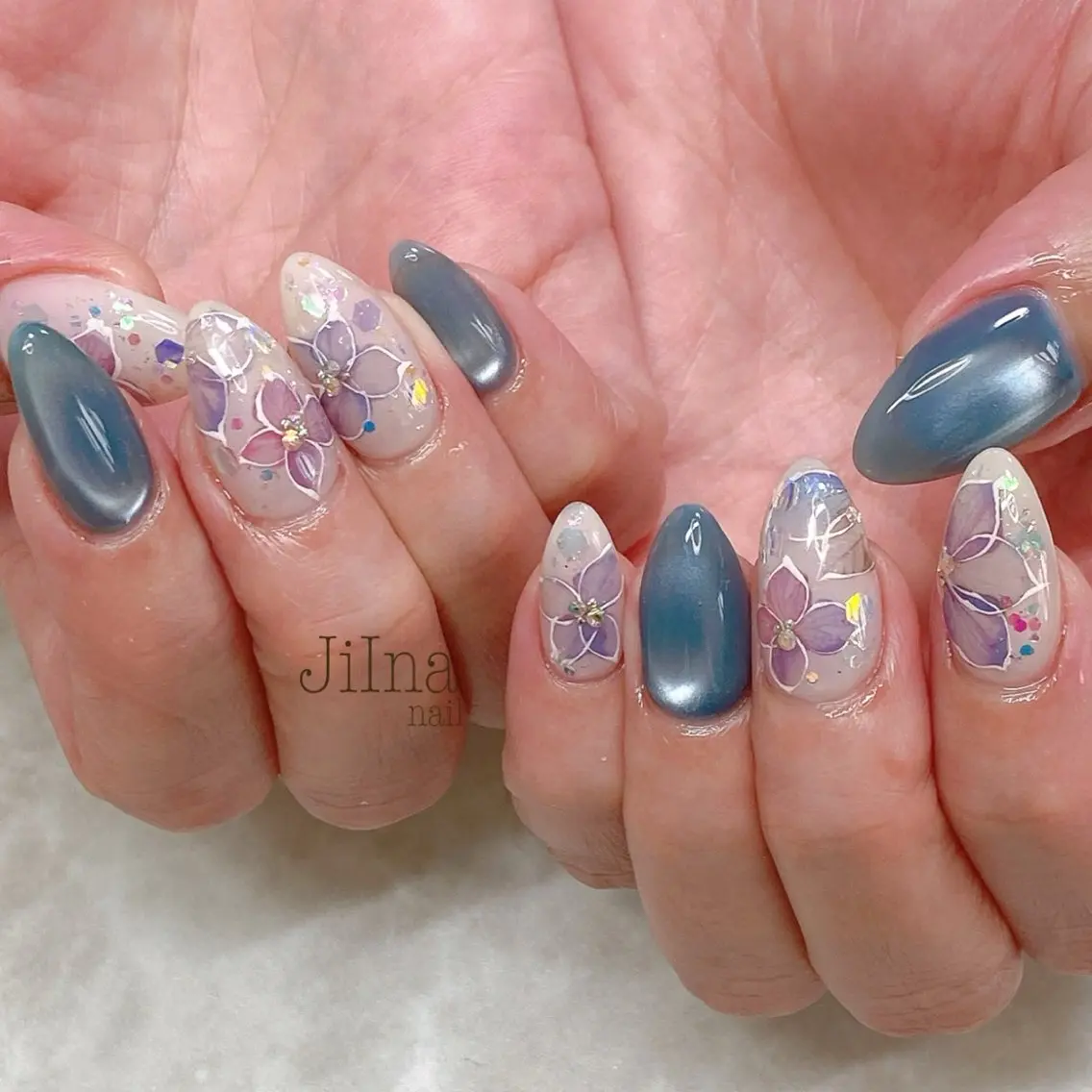 ネイル 持ち込み JiIna nailのネイルデザイン