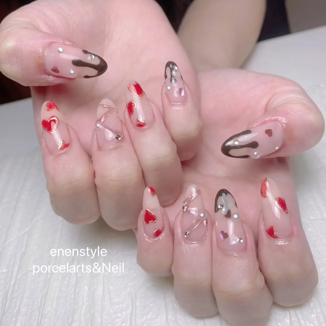 ネイル ハンドネイル 🐾enen style 🐾のネイルデザイン