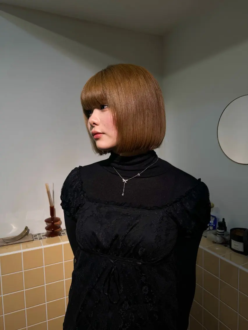 ショート カラー ハイトーンカラー Seeknext // Rukaのヘアスタイル