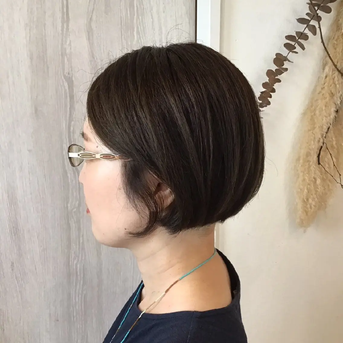 ミディアム ボブ カット ヘアカラー Nanami  ⁄似合わせボブのヘアスタイル