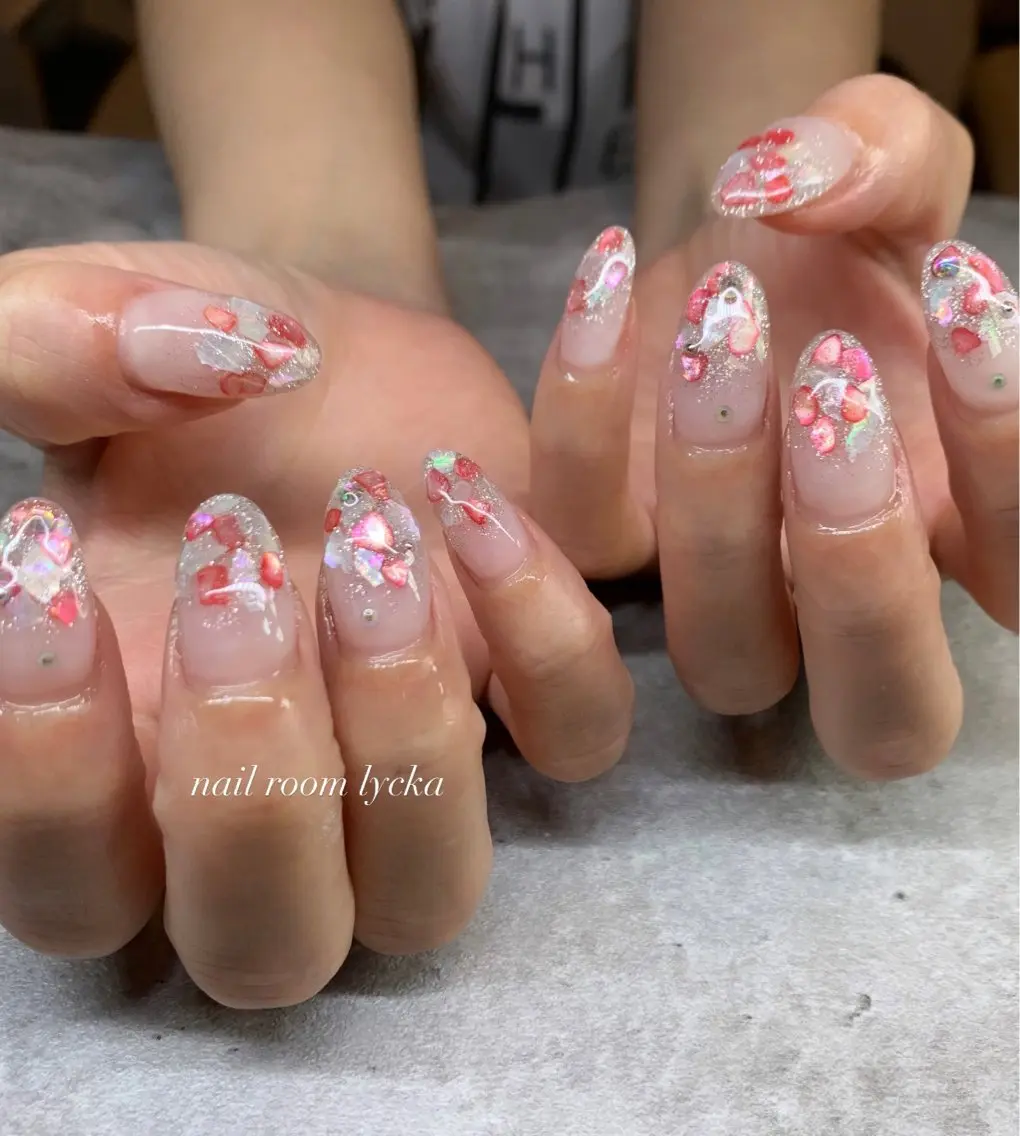 ネイル ネイルルームリッカ 𝐦𝐚𝐲𝐮のネイルデザイン
