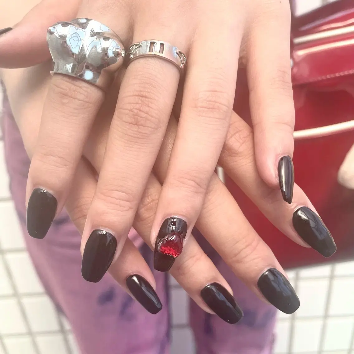 ネイル ハンドネイル Nail ヌシん家 AKANEのネイルデザイン