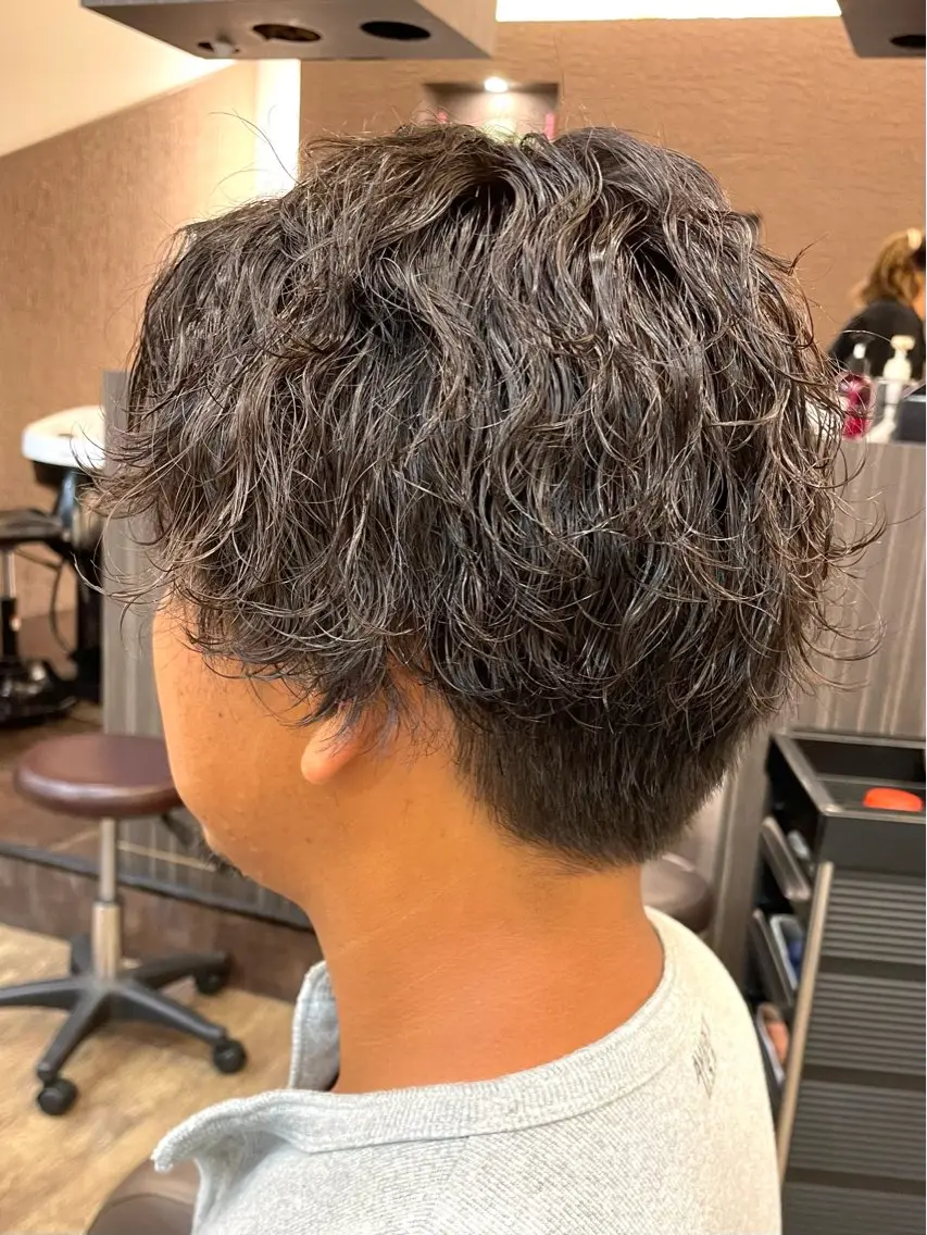 ショート パーマ メンズ メンズパーマ🌀/ 中村郁未のヘアスタイル