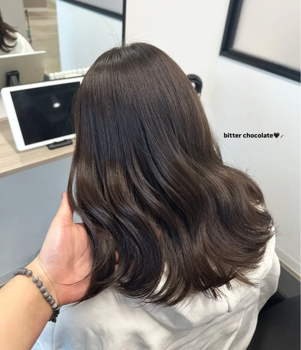 カット＋髪質改善カラー＋UPTOGLOSS水素トリートメントの写真
