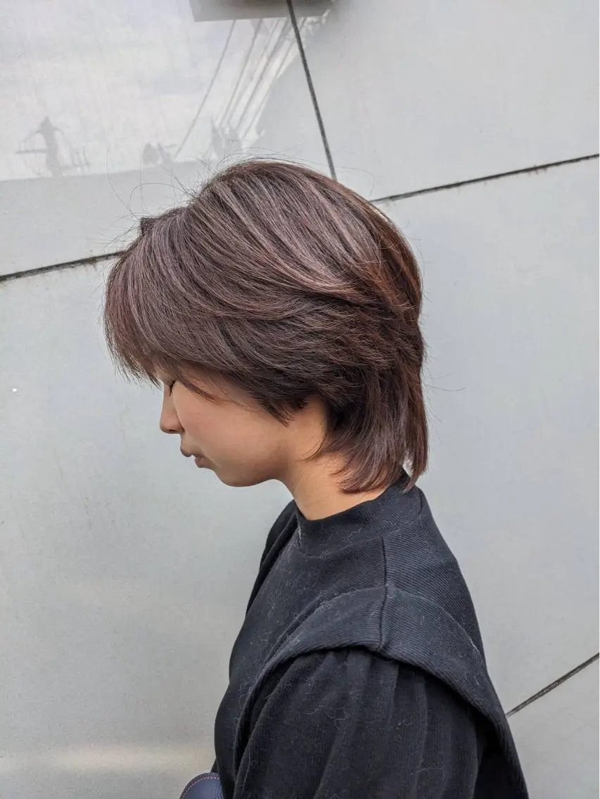 ショート カット ヘアカラー トリートメント 寺田 ゆりのヘアスタイル