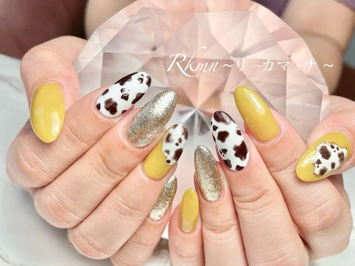 ネイル アートネイル 春ネイル ハンドネイル フットネイル ハンドケア Rkmn ~リ-カマ-ナ~のネイルデザイン