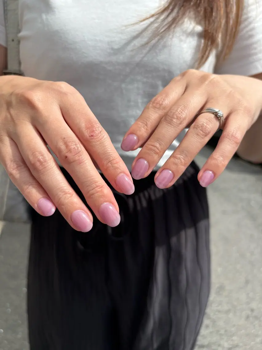 ネイル ワンカラーネイル ハンドネイル SALON MODS harukaのネイルデザイン