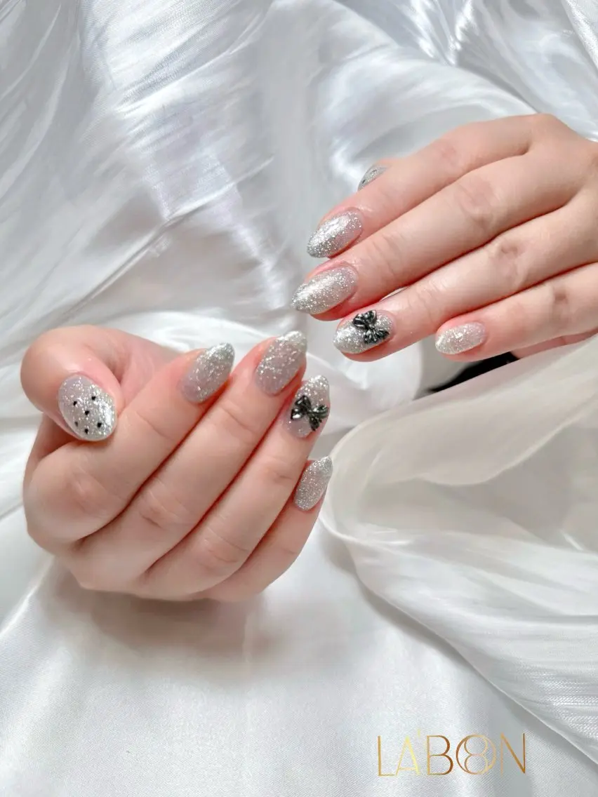 ネイル アートネイル ジェルネイル キラキラネイル 韓国ネイル ロングネイル Labon Nails Artのその他イメージ
