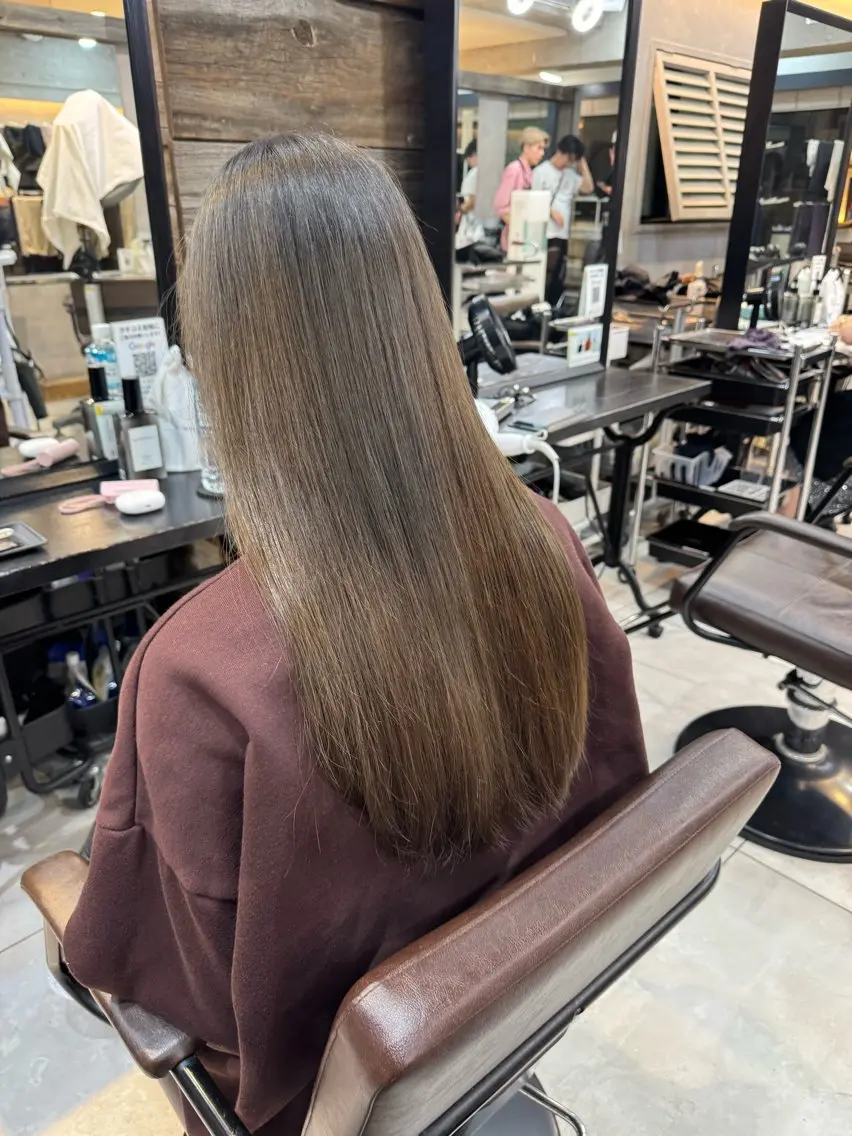 ロング rioカットカラー ♡韓国レイヤーのヘアスタイル