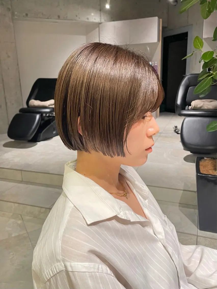 ミディアム カット 逗子ショートモデル 募集🌺MOEKAのヘアスタイル